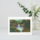Aussicht auf Taughannock Falls, 200 Meter hoch Postkarte (Stehend Vorderseite)