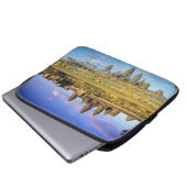 Aussicht auf Tempel von vorn Laptopschutzhülle (Vorne Knopf)