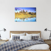 Aussicht auf Tempel von vorn Leinwanddruck (Insitu (Schlafzimmer))