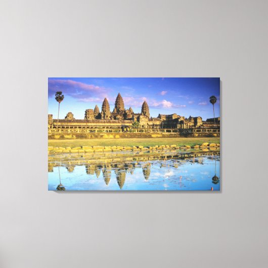 Aussicht auf Tempel von vorn Leinwanddruck (Vorderseite)
