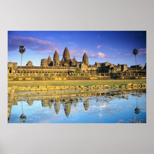 Aussicht auf Tempel von vorn Poster (Vorne)