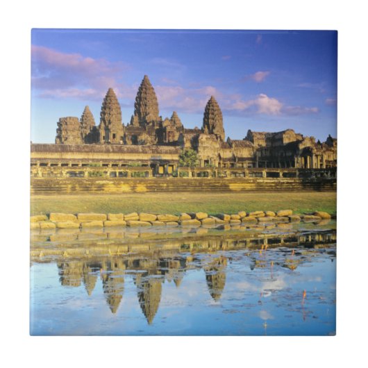 Aussicht auf Tempel von vorne Fliese (Vorderseite)