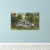 Aussicht auf Thoreau's Cairn Leinwanddruck (Insitu (Holzboden))