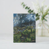 Aussicht auf Toledo, El Greco Postkarte (Stehend Vorderseite)