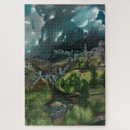 Aussicht auf Toledo - El Greco Puzzle (Vertikal)