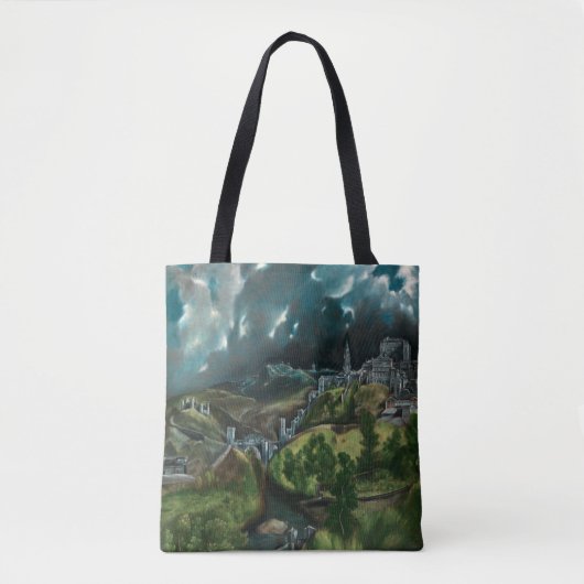 Aussicht auf Toledo von der Tasche El Greco (Vorderseite)