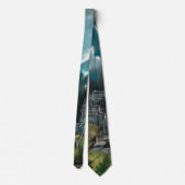 Aussicht auf Toledo von El Greco Neck Tie Krawatte (Rückseite)