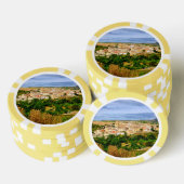Aussicht auf Torres del Rio Pokerchips (Stapel)