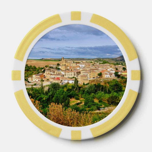 Aussicht auf Torres del Rio Pokerchips (Vorderseite)