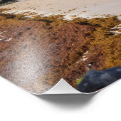 Aussicht auf Tulum Maya Ruins Mexico Reise Souveni Fotodruck (Ecke)