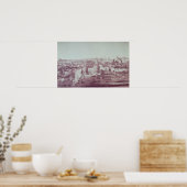 Aussicht auf Utica City, New York Staat Poster (Küche)