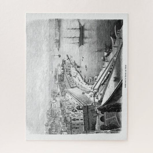 Aussicht auf Valletta in Malta 1874 Poster Puzzle (Vertikal)