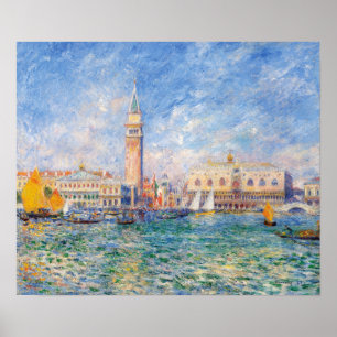 Aussicht auf Venedig durch Renoir Poster