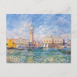 Aussicht auf Venedig durch Renoir Postkarte