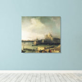 Aussicht auf Venedig Leinwanddruck (Insitu (Holzboden))