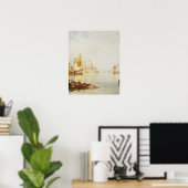 Aussicht auf Venedig Poster (Heimbüro)