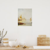 Aussicht auf Venedig Poster (Küche)