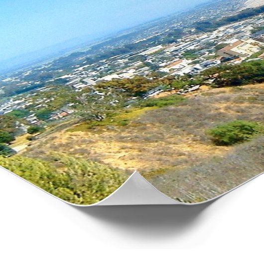 Aussicht auf Ventura Poster (Ecke)