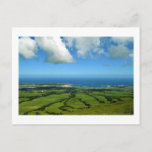 Aussicht auf Vitoria Bay Beach: Terceira Postcard