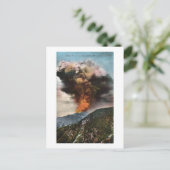 Aussicht auf Wälder Feuer in den Bergen Postkarte (Stehend Vorderseite)