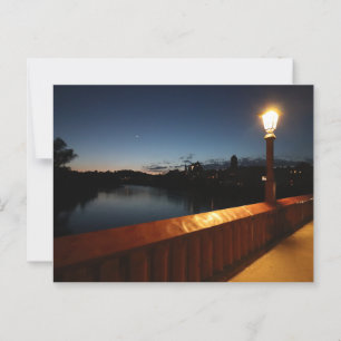 Aussicht auf Wasserburg am Inn von Rote Bruecke Postkarte