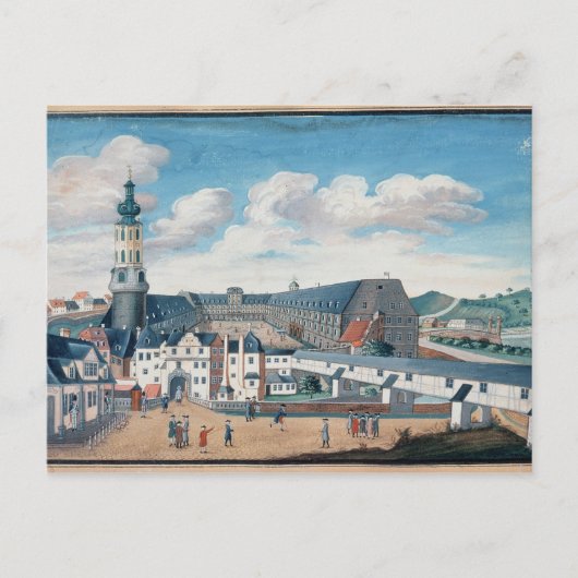 Aussicht auf Weimar mit Schloss Wilhelmsburg Postkarte (Vorderseite)