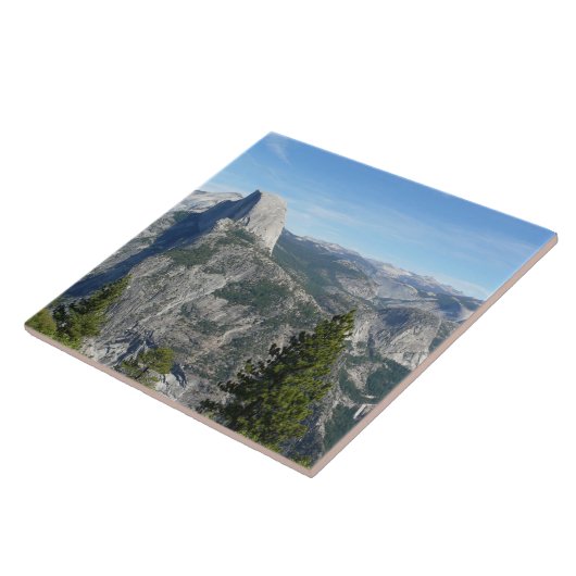 Aussicht auf Yosemite von Glacier Point, CA Fliese (Seite)