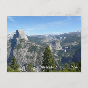 Aussicht auf Yosemite von Glacier Point, CA Postkarte
