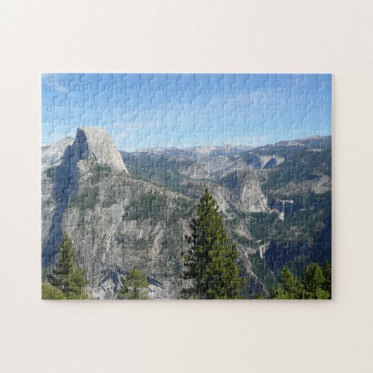 Aussicht auf Yosemite von Glacier Point, CA Puzzle (Horizontal)