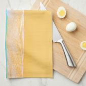 Aussicht aufs Meer Geschirrtuch (Viertel Falte)