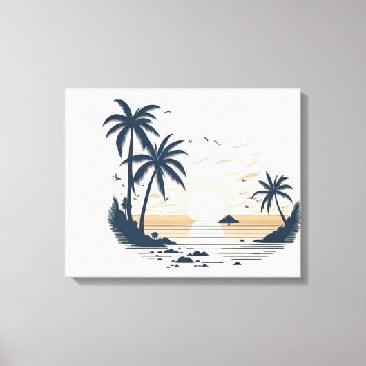 Aussicht aufs Meer Leinwanddruck (Vorderseite)