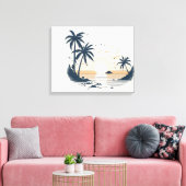 Aussicht aufs Meer Leinwanddruck (Insitu (Wohnzimmer))