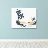 Aussicht aufs Meer Leinwanddruck (Insitu (Holzboden))