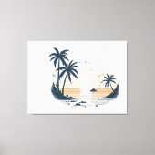 Aussicht aufs Meer Leinwanddruck (Vorderseite)