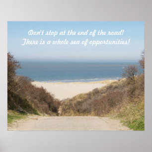 Aussicht aufs Meer Poster