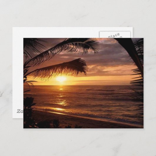 Aussicht aufs Meer Postkarte (Vorne/Hinten)