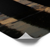 Aussicht aufs Meer - Sonnenuntergang Poster (Ecke)