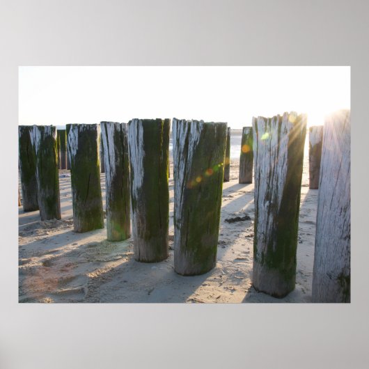 Aussicht aufs Meer - Strand Poster (Vorne)