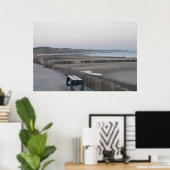 Aussicht aufs Meer - Strand Poster (Heimbüro)