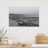 Aussicht aufs Meer - Strand Poster (Küche)