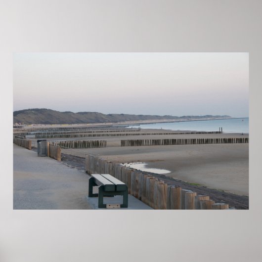 Aussicht aufs Meer - Strand Poster (Vorne)