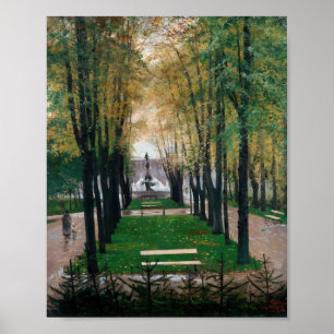 Aussicht aus der Fürstenberger Galerie   Hugo Birg Poster