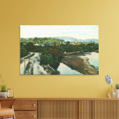 Aussicht aus der Luft auf den Fluss San Lorenzo Leinwanddruck (Insitu (Wohnzimmer))