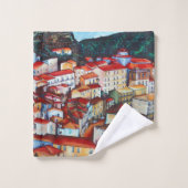 Aussicht aus San Chirico, Italien Badhandtuch Set (Waschlappen)