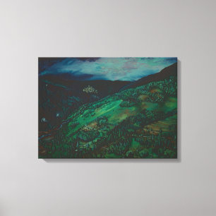 Aussicht aus San Chirico, Italien Leinwanddruck