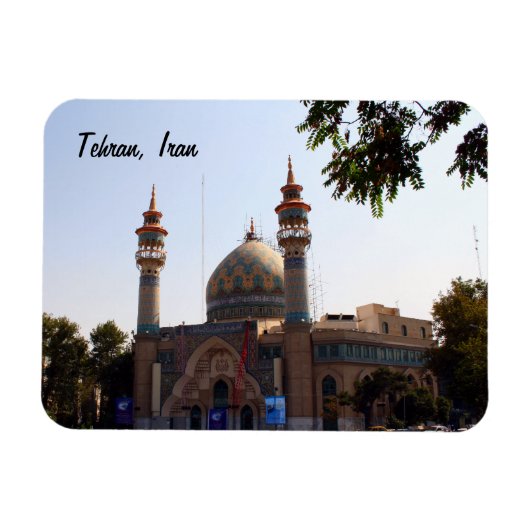 Aussicht aus Teheran Magnet (Horizontal)