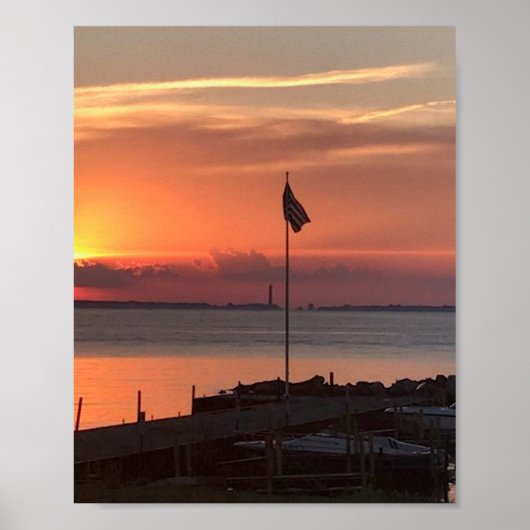 Aussicht aus West Bay, Kelleys Island Fotografie Poster (Vorne)