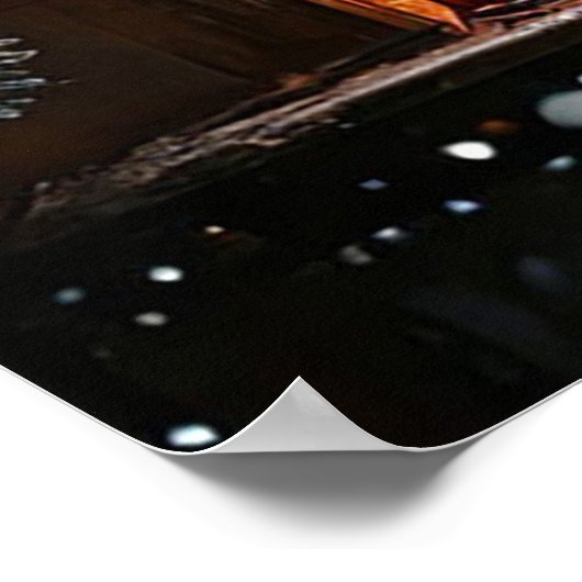 Aussicht Dezember Aussicht Schöne Landschaft Poster (Ecke)