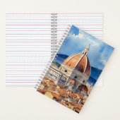 Aussicht Firenze/Florenz | Der Duomo | in Aquarell Notizblock (Innen)