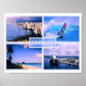 Aussicht Honolulu - The Perouse - Lanikai Beach Oa Poster (Vorne)